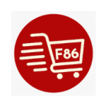 Logo Perusahaan F86 - Lowongan Admin Online Shop – Admin Affiliate & Social Media – Foto, Video & Design Product – Content Creator (Part Time)